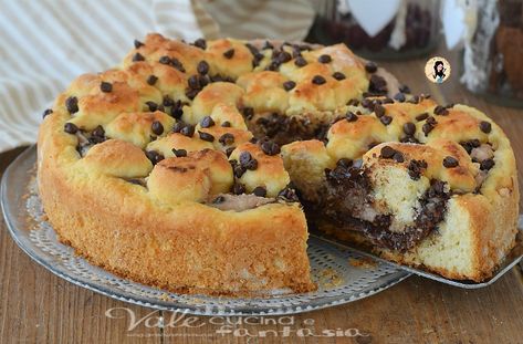 TORTA RICOTTA E NUTELLA ricetta dolce facile e veloce Nutella Cake, Ricotta Cake, Italian Cake, Torte Cake, Sicilian Recipes, Breakfast Cake, Italian Desserts, Sweet Cakes, Sweet And Salty