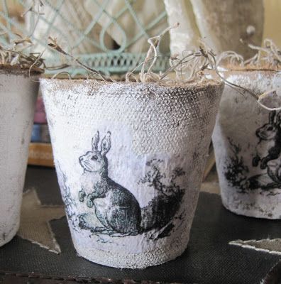 Bunny Pot, Easter Bunny Centerpiece, Peat Pots, Rustic Easter, Easter Inspiration, Easter Projects, Bunny Decor, Spring Easter Decor, Easter Table