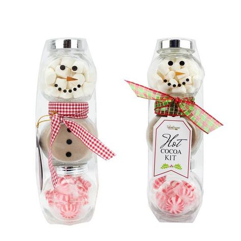 Snowman Jar Cocoa Set (7oz) | Faire.com Teacher Christmas Gift Ideas, Christmas Gifting Ideas, Jar Snowman, Mason Jar Snowman, Men Secret Santa Gifts, Jar Christmas Gifts, Christmas Gift Diy, Mason Jar Christmas Gifts, Mason Jar Christmas