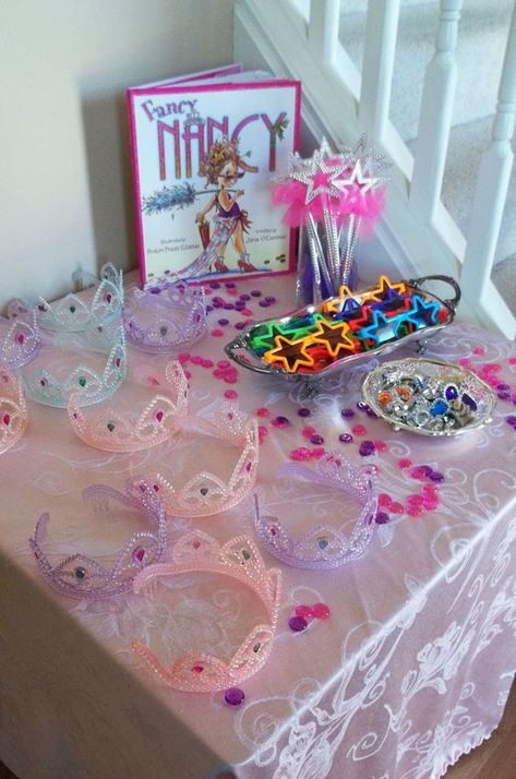 Fancy Nancy Party Dress Up Wands, Sunglasses, Rings, Tiaras Fancy Nancy Birthday Party, Fancy Nancy Birthday, Fancy Nancy Clancy, Fancy Birthday Party, Fancy Nancy Party, Princess Tea Party, Girls Tea Party, Fancy Nancy, Birthday Party Planning