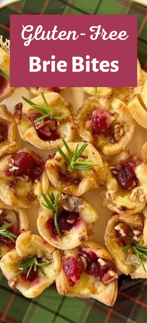 Gluten Free Thanksgiving Appetizers, Cranberry Appetizer, Cranberry Brie Bites, Schar Gluten Free, Gluten Free Thanksgiving Recipes, Brie Appetizer, Cranberry Brie, Gluten Free Puff Pastry, Puff Pastry Appetizers