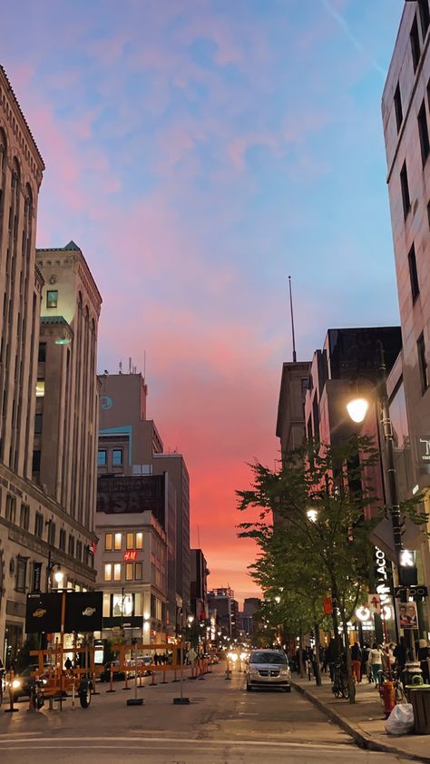 Montreal Downtown Aesthetic, Old Port Montreal Aesthetic, Montreal Astethic, French Canadian Aesthetic, Montreal Canada Aesthetic Summer, Montreal City Aesthetic, Canada Vibes Aesthetic, Life In Canada Aesthetic, Spring Aesthetic City