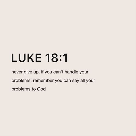 Pray and never give up. if you can’t handle your problems. remember you can say all your problems to  Luke 18:1 - Amen 🙏   @dearyoufamily is here every single day No harm will come to you. No sickness will come near your house.  🏷️ SAVE this Bible verse for later as a reminder. 💌SHARE this Bible verse with us to inspire others. Scripture Quotes Encouraging Aesthetic, Bible Verse About Thankfulness, Self Control Bible Verses, Sport Bible Verses Motivation, Luke Verses Bible, Sports Bible Verses, My Bible Verse, Touching Bible Verses, Best Bible Verses Inspiration