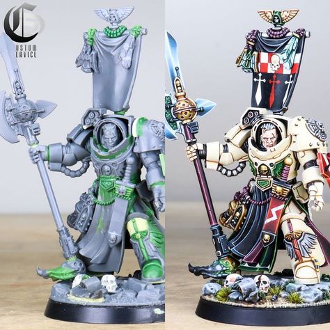 Warhammer Conversion, Space Marine Paint Schemes, Grey Knight Conversion, Imperial Knight 40k Paint Schemes, Genestealer Cult Paint Schemes, Warhammer 40k Space Marine Conversions, Grey Knights 40k Miniatures, Warhammer 40k Grey Knights Miniatures, Warhammer Dark Angels