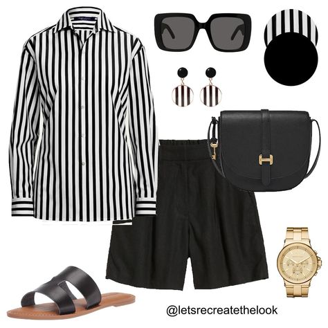 10 Outfit Ideas featuring Black Shorts 🖤 If you own a pair of black shorts, save this post for style inspo! Look in your closet and see how you can recreate the looks yourself. Check out the previous post to see how I recreated these looks myself. You can also request links on the previous post as well! 😉 Happy Thursday fashion friends! 🖤 #letsrecreatethelook #styleinspo #outfitideas #summerstyle #casualoutfit #casualstyle #elevatedcasual #styleinspiration #outfitinspo #everydaystyle #momsty... Business Shorts Outfit, All Black Shorts Outfit, Black Shorts Outfit, Business Shorts, Ageless Style, Shorts Outfit, Fashion Friends, Weekend Style, Everyday Outfit