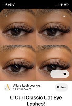 Eyelash Black Women, Eyelash Extensions On Black Women, Short Individual Lashes Black Women, Cateye Eyelashes Extensions Map, Wedding Lashes Extensions, Lash Extensions Natural Cat Eye, Natural Extensions Eyelashes, Classic Lash Extensions Styles Cat Eye, Classic Eyelash Extensions Cat Eye