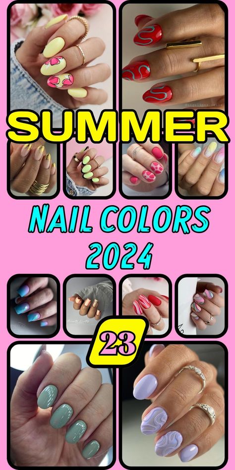 This season, the best summer nail colors 2024 offer a range of options from dark hues to bright, trendy tones. Suitable for any nail type and shape, these colors come in both gel and SNS formulations, perfect for achieving a solid, long-lasting look. These top picks are designed to complement pale skin and provide plenty of ideas for simple or elaborate nail designs. Sns Summer Nails Colors, Summer Sns Nails 2024, Dip Powder Nails Summer 2024, Trending Summer Nail Colors, Sns Nail Colors, Classic French Nails, Sns Nails Designs, Best Summer Nail Color, Sns Nails Colors