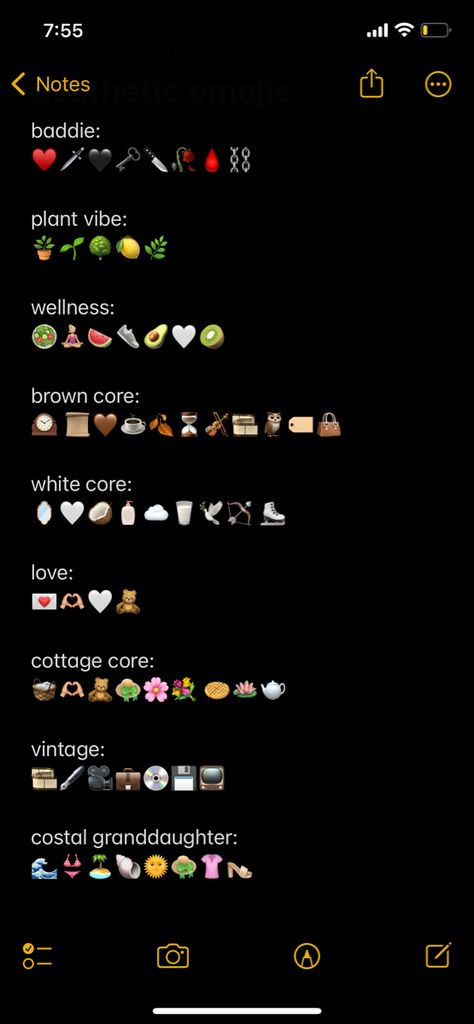 New Emojis 2023, Book Emoji Aesthetic, Cottage Core Captions, Emo Emoji Combos, Cottagecore Emoji Combos, Grunge Emojis Combos, Instagram Emoji Combinations, Spiritual Emojis Combos, Dark Feminine Emoji Combo