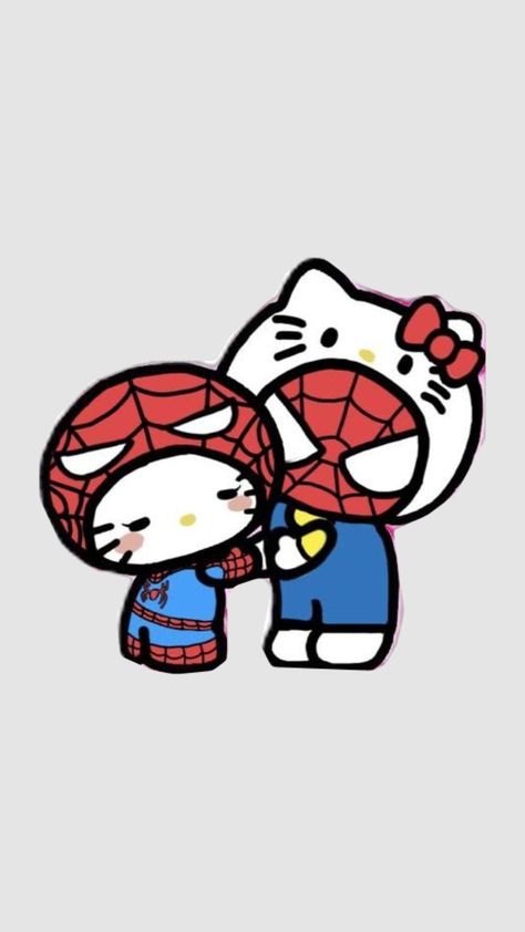 Hello Kitty X Spiderman, Spiderman Drawing, Doodle Art Designs, Enjoy It, Love Letters, Doodle Art, Love Art, Profile Picture, Spiderman