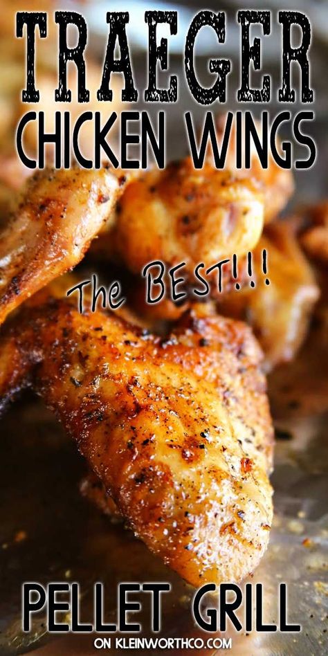 Pellet Grill Chicken, Pellet Grill Chicken Wings, Pellet Grilled Chicken, Traeger Chicken, Smoker Grill Recipes, Smoked Chicken Recipes, Traeger Cooking, Pellet Smoker Recipes, Traeger Grill Recipes