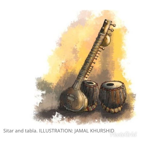 Carnatic Music Instruments, Indian Musical Instruments Painting, Tanpura Drawing, Sitar Instrument Drawing, Tanpura Aesthetic, Tabla Instrument Drawing, Carnatic Music Aesthetic, Indian Musical Instruments Drawing, Tabla Painting