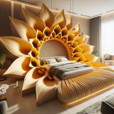 Sunflower bed Sunflower Bed, Redesign Ideas, Giant Sunflower, Sunflower, Home Diy, Bed, On Instagram, Quick Saves, Instagram