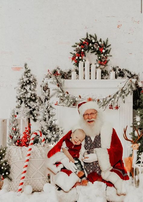 Liam had his first picture with Santa! Go to my instagram to see before I edited and how to! @lauraelizabethgraham Picture With Santa, Santa Pictures, Freshly Picked, Santa Baby, Pick One, First Christmas, Family Christmas, One Pic, Dog Mom