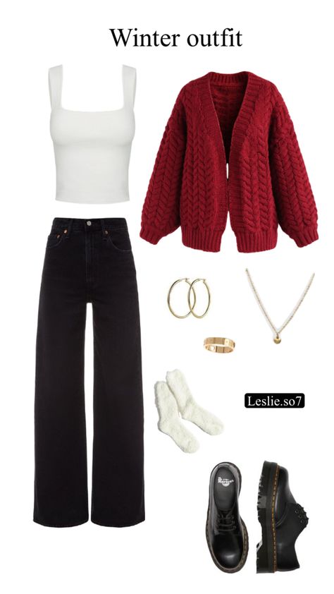 Winter outfit #ootd #aesthetic #outfitinspo #winter Outfits Back To School, December Outfits, Trendy Outfit Inspo, Ootd Aesthetic, Winter Fashion Outfits Casual, Everyday Fashion Outfits, Ideas Outfit, Outfit Trends, Simple Trendy Outfits