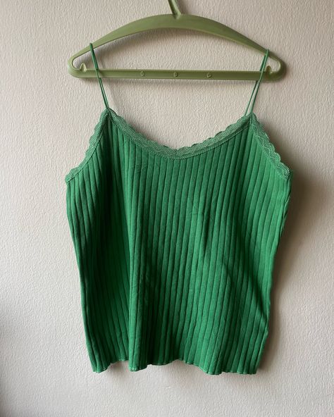 Green cami Size 18-20 (Very stretchy) N2,000 Green Cami, Thrift Vintage, Vintage Y2k, Plus Size, Green, On Instagram, Instagram