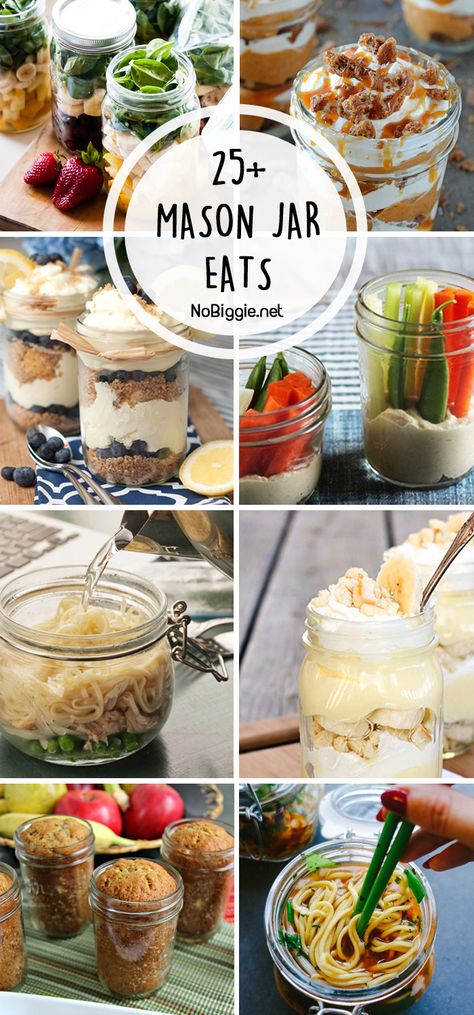 25+ Mason Jar Eats Ideas For Party Food, Party Food Easy, Dessert In A Jar, Mason Jar Meals, Wine Bottle Diy Crafts, Food Easy, Mason Jar Crafts Diy, Wine Bottle Diy, Meals In A Jar