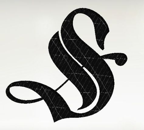 Letter "S" | 3D CAD Model Library Fonts for tattoos #fontsfortattoos tattoo #tattoo tattoos #tattoos fonts #fonts font #font 10.503 Tracing Pictures, Fonts For Tattoos, Tattoos Fonts, Calligraphy Fonts Alphabet, Chicano Lettering, Go Logo, Alphabet Style, Flame Tattoos, Heart Doodle