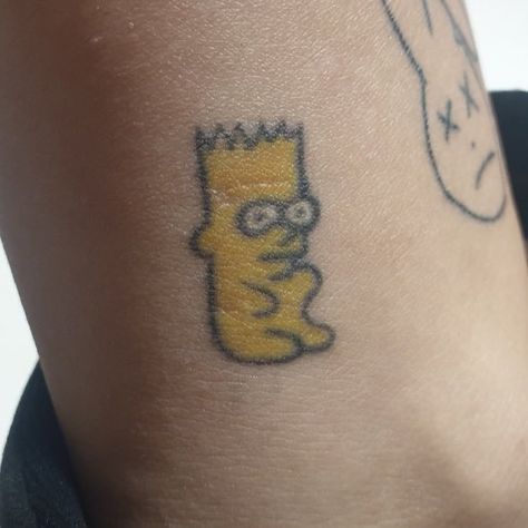 there is a ton of people that get gummy bear bart simpson tattoos Bart Simpson Gummy Bear Tattoo, Simpsons Tattoo, Bear Tattoo, The Simpson, Gummy Bear, Piercing Tattoo, Gummy Bears, Bart Simpson, Paw Print Tattoo