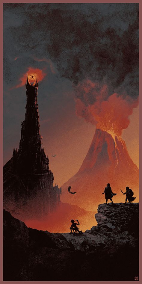 The Lord of the Rings: The Return of the King by Matt Ferguson - Home of the Alternative Movie Poster -AMP- Lord Of The Rings Tattoo, Middle Earth Art, The Dark Tower, Tolkien Art, Lotr Art, Galaxy Painting, Alternative Movie Posters, Jrr Tolkien, Legolas