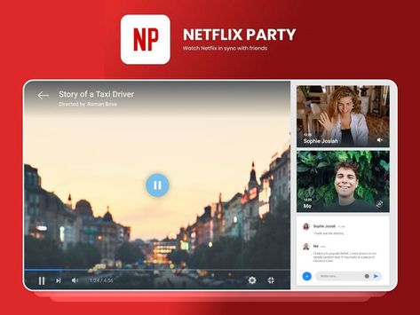 Netflix With Friends, Netflix Party, Show To Watch, Disney Account, Virtual Meeting, Netflix Account, Tv Watch, In Sync, Watch Party