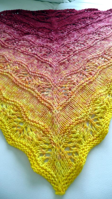 Gratitude - Free Pattern Ombre Blanket, Ravelry Free, Crocheted Shawl, Knit Shawls, Color Transition, Canberra Australia, Knitted Shawl, Crochet Shawl Pattern Free, Creative Soul