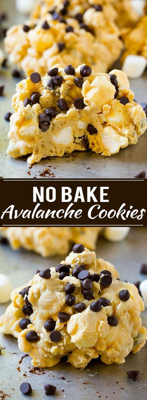 Avalanche Cookies Recipe | No Bake Cookie Recipe | Easy Cookie Recipe | Avalanche Bark #bark #avalanche #avalanchecookies #cookies #nobakecookies #nobake #dessert #dinneratthezoo Avalanche Bark, No Bake Cookie Recipe, Avalanche Cookies, Easy No Bake Cookies, No Bake Cookie, Easy Cookie Recipe, Holidays Recipes, Xmas Baking, Easy To Make Cookies