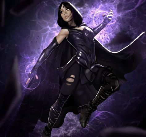 Raven Concept Art, Knightmare Batman, Heavy Metal Comic, Raven Fanart, Starfire And Raven, Original Teen Titans, Justice League Dark, Dark Suit, Marvel Artwork