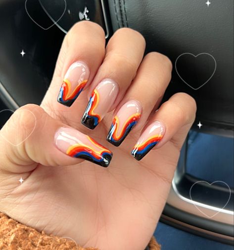 Ateez Nails, Inspired Nails, Nails Designs, Nail Polish Colors, Nail Tech, Makeup Nails, Nails Inspiration, Nail Inspo, Gel Nails