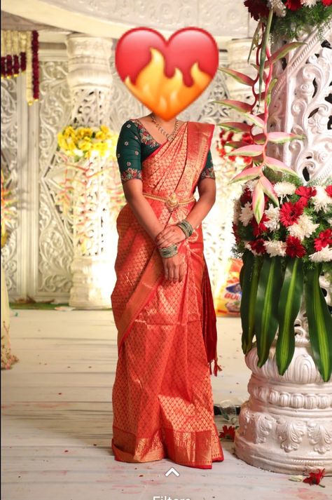 Marriage ideas Red And Green Saree Look, Red Saree And Green Blouse, Red Pattu Saree With Contrast Blouse, Red Silk Saree With Green Blouse, Red Pattu Saree With Green Blouse, Pink Saree Green Blouse, Red Saree Green Blouse, Red Saree With Green Blouse, Red Pattu Saree