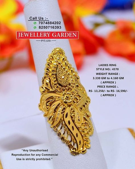 Instagram post by Jewellery Garden Pvt.Ltd • Sep 29, 2019 at 6:48am UTC Wedding Rings For Bride Gold, Jewellery Garden Pvt Ltd Necklace, Ladies Ring Gold, Ladies Rings Gold Design, Jewellery Garden Pvt Ltd, Abdul Hannan, Gold Ring Indian, Wedding Jewellry, Ladies Gold Rings