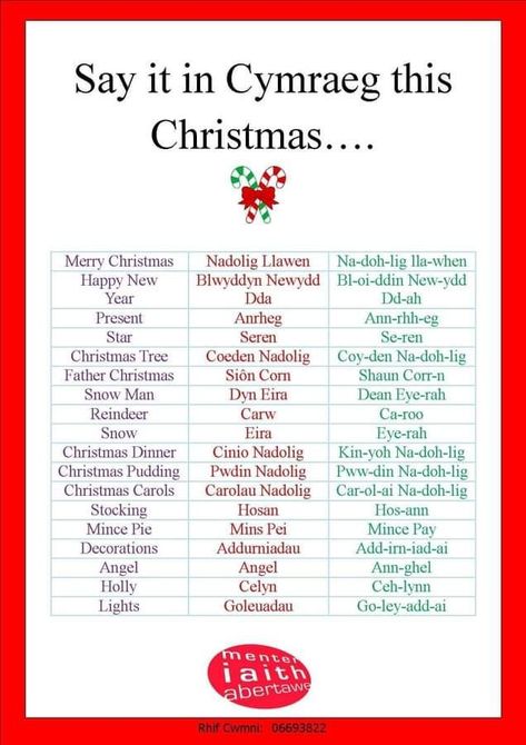 Welsh Swear Words, Learning Welsh, Welsh National Anthem, Welsh Sayings, Homework Board, Happy Yule, Welsh History, Welsh Christmas, Welsh Ancestry