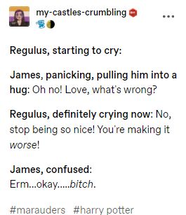 Teach Them How To Dream Jegulus, Jegulus Oneshots, Jegulus Comic, Just Lovers Jegulus, Spicy Jegulus, Marauders Text Posts, Jegulus Spicy, Harry Potter Regulus Black, Jegulus Fanfic Recs Ao3