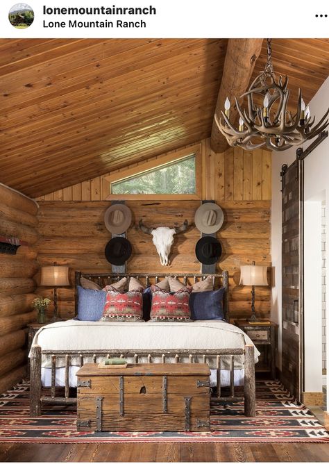 Rustic Cabin Bedroom Decor, Rustic Cabin Bedroom, Coastal Living Room Decor, Cabin Bedroom Decor, Home Gel Nails, Home Ideas Kitchen, Home Drawing, Cabin Interior Design, Ranch House Decor