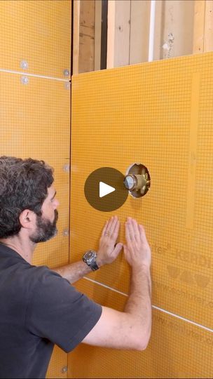 82K views · 1.6K reactions | I place the second KERDI-BOARD on the first panel and tap it against the valve. That marks the valve location and I use the mixing valve seal to trace my pencil outline. Then I cut the board with a sharp utility knife. Don’t forget, when you join our Video Library today you’ll get our Beginner Walk-In Shower Plumbing Course for free at homerepairtutor.com 👍🏽#showerremodel #bathroomrenovation #diybathroom #homerenovation | Home Repair Tutor Kerdi Board, Pencil Outline, Shower Plumbing, Home Building Tips, Cottage Bathroom, Buying A House, Video Library, Boys Bathroom, Shower Remodel