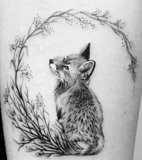 Fuchs Baby, Animal Tattoos For Women, Fox Tattoo Design, Horoscope Tattoos, Owl Feather, Flash Sheet, Flash Tattoo Designs, Geniale Tattoos, Fox Tattoo