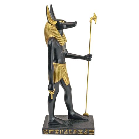 Design Toscano Anubis, God of the Egyptian Realm Statue: Amazon.co.uk: Garden & Outdoors Anubis God, Anubis Statue, Egyptian Home Decor, Ancient Egypt Gods, The Jackal, Mythical Beings, Globe Decor, Uk Garden, Design Toscano