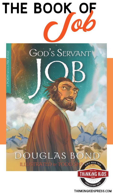 The book of Job for kids? Yes! Teach your children about the book of Job in the Bible with God's Servant Job by Douglas Bond. Biblical Homeschooling, Homeschooling Preschool, Book Of Job, Homeschool Board, Biblical Truths, Parenting Girls, Parenting Boys, Primary Lessons, Best Children Books