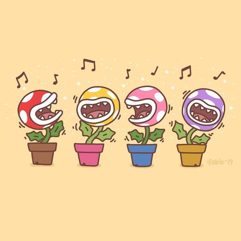 Blooper Mario Art, Mario Cute Art, Mario Nintendo Art, Cute Nintendo Art, Mario Chomper, Nintendo Mario Bros, Piranha Plant, Mushroom Kingdom, Nintendo Characters