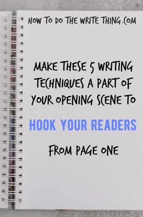 Writing Opening Scenes, Writing Hooks Examples, How To Write An Opening Scene, Writing An Opening Scene, Opening Scene Writing, Opening Scene Writing Prompts, How To Be More Descriptive In Writing, Scene Writing Prompts, Scene Writing