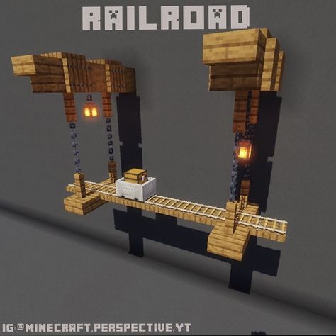 Minecraft Pirate Ship Steering Wheel, Minecraft Rail Station, Minecraft Skyblock Base, Minecraft Minecart Station, Minecraft Aqueduct, Minecraft Builds Survival, Minecraft Space Fillers, Minecraft Mine Design, Minecraft Railway Station