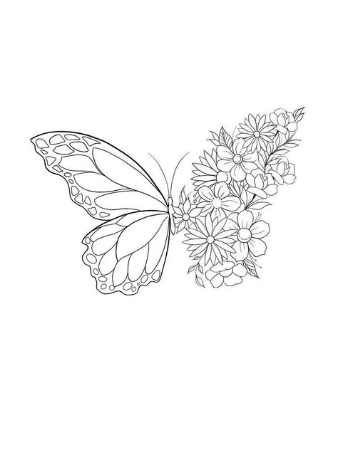 Embroidery Drawing Pattern, Embroidery Drawing, Butterfly Tattoo Stencil, Dragon Tattoo Ideas, Abstract Tattoo Ideas, Lion Tattoo Sleeves, Animal Tattoo Ideas, Flower Pattern Drawing, Embroidery Stitches Beginner