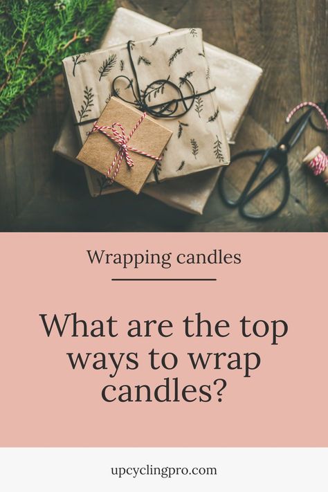 Explore 'What Are the Top Ways to Wrap Candles?' for stylish and protective packaging solutions. Find out how to use materials like tissue paper, kraft paper, and ribbons to create visually appealing and secure wraps. This guide is perfect for those looking to elevate their candle presentation, offering top tips for wrapping candles in a way that's both beautiful and practical. How To Wrap A Candle, Wrap A Candle, Wrapping Candles, Wrap Candle, Creative Candles, Candle Wrap, How To Wrap, Crafting Tools, Tootsie Roll