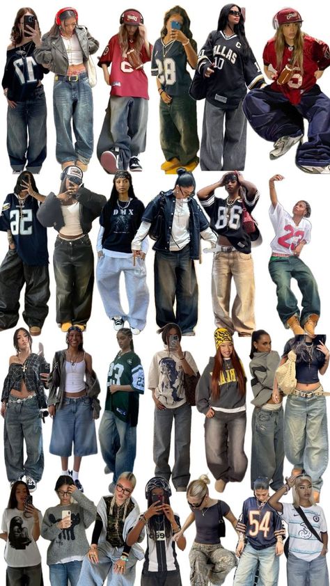 flow 2k Style Outfits, 00s Fashion Women, Streetwear Y2k Aesthetic, Street Fashion Mood Board, Baggy Army Pants Outfit, Outfits Inspo Streetwear, Y2k Fashion Collage, Streetwear Concert Outfit Ideas, Streetwear Wardrobe Essentials