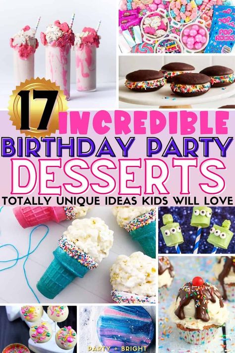 Dessert Ideas For Kids, Easy Birthday Treats, Kids Dessert Table, Birthday Charcuterie, Easy Birthday Desserts, Kids Birthday Treats, Easy Desserts For Kids, Birthday Desert, School Birthday Treats