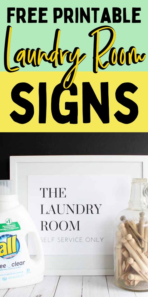 DIY laundry signs. How to make cute laundry signs. Easy signs for your laundry room. Laundry Signs Farmhouse, Free Printable Laundry Room Wall Art, Cute Laundry Room Signs, Laundry Signs Diy, Laundry Room Signs Diy, Funny Laundry Room Signs, Laundry Room Artwork, Laundry Signs Funny, Cheap Laundry Room Makeover