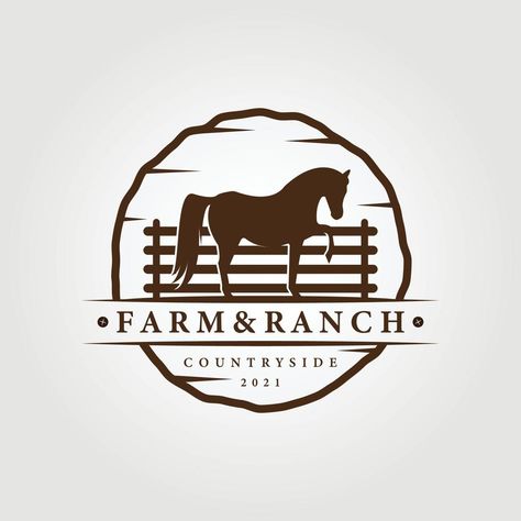 Equine Logo Design, Farm Logo Inspiration, Unicorn Icon, Equine Logos, Ranch Logo, Logo Horse, Horse Logo Design, Farm Logo Design, Farm And Ranch