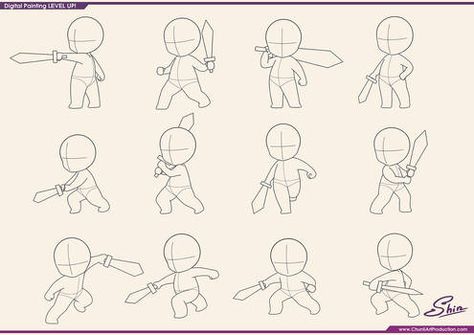 Chibi Spider, Poses Chibi, Chibi Pose, Chibi Poses, Draw Chibi, Chibi Body, Chibi Sketch, Draw Cartoon, Sketch Poses