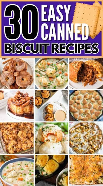 Discover fun and easy ways to use canned biscuits in your cooking. Delicious results guaranteed! Recipes Using Grand Biscuits, Can Biscuit Recipes Dinner, Easy Dinner Recipes With Canned Biscuits, Can Biscuits Recipes, Meals With Pillsbury Biscuits, Meals Using Biscuits, Recipes That Use Canned Biscuits, Canned Flaky Biscuit Recipe Ideas, Recipes Using A Can Of Biscuits