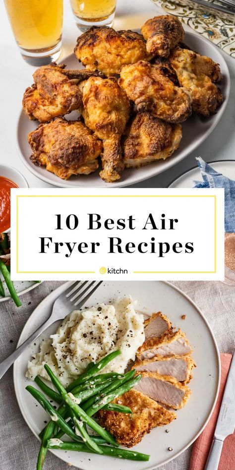 10 of Our Favorite Air Fryer Recipes | Kitchn Favorite Air Fryer Recipes, Cooking With Air Fryer, Airfryer Food, Air Fryer Recipes Wings, Air Fryer Recipes Chips, Air Fryer Recipes Vegetables, Airfryer Recipe, Best Air Fryer Recipes, Healthy Air Fryer Recipes