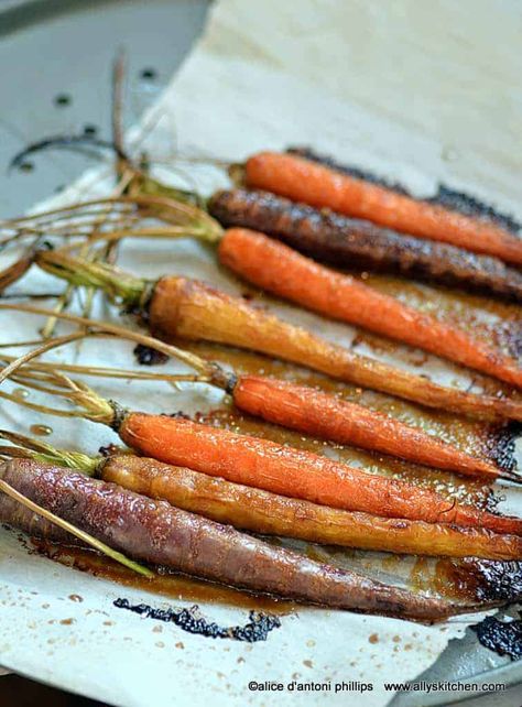 roasted maple dijon carrots - Ally's Kitchen Dijon Carrots, Maple Dijon Roasted Carrots, Push Yourself, Best Side Dishes, Thanksgiving Ideas, Roasted Carrots, The Arena, Embrace Change, The Balcony